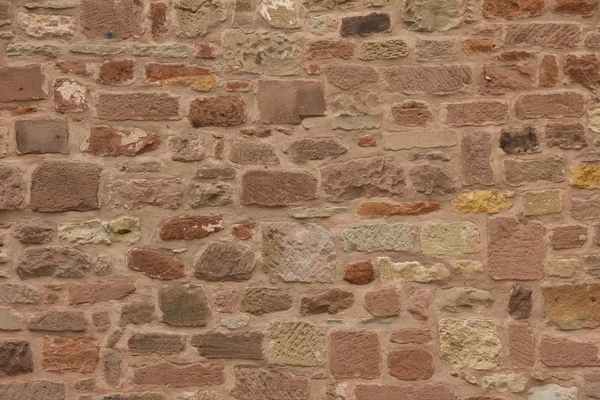 Ancien mur médiéval de briques — Photo