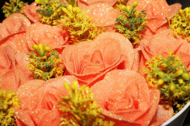 Pembe güzel bahçe gülleri arka planı.