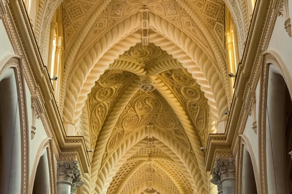 Erice tarihi şehir - Il gerçek Duomo Katedrali — Stok fotoğraf