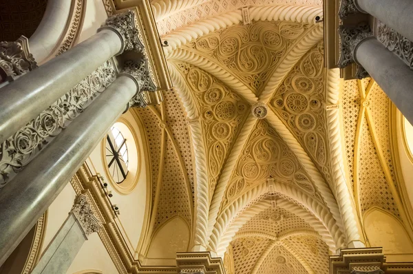 Erice cidade histórica - catedral Il Real Duomo — Fotografia de Stock