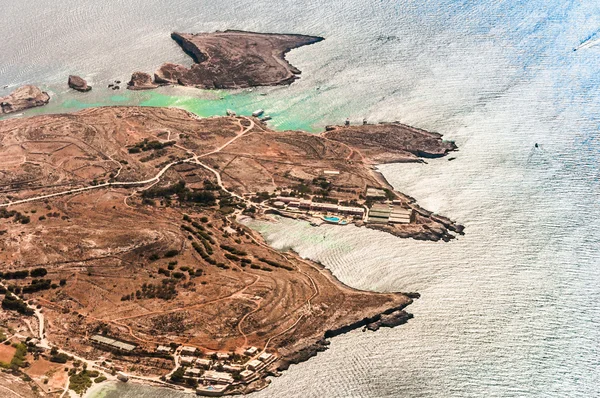 Eiland Commino in de buurt van Malta — Stockfoto