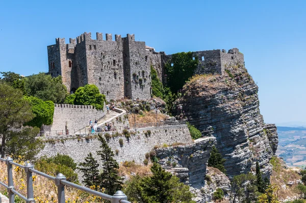 Erice historische italische Stadt — Stockfoto