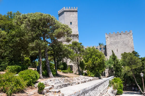 Erice historische italische Stadt — Stockfoto