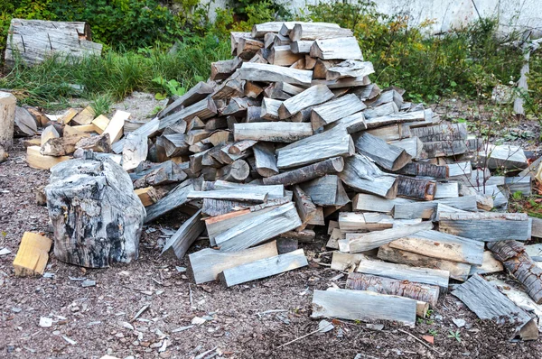 Wood for heating — Stock Photo, Image