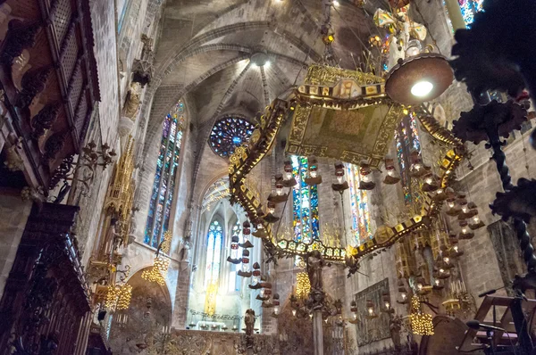 Catedral gótica de Mallorca Le Seu — Foto de Stock