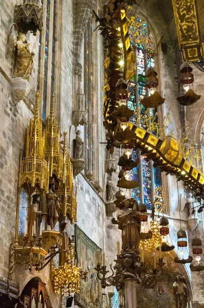 Organ di Mallorca catedral Le Seu — Stok Foto