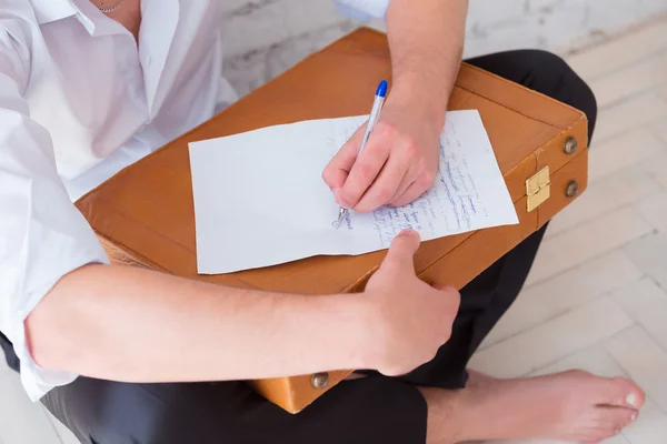 Escribir una carta — Foto de Stock