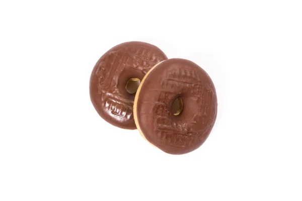 Deliciosos donuts de chocolate — Fotografia de Stock