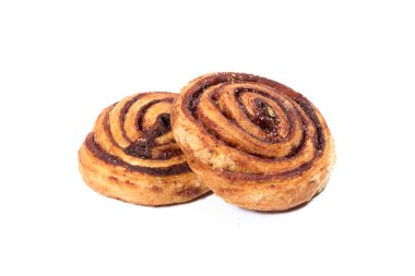 Lezzetli çikolata salyangoz hamur işleri