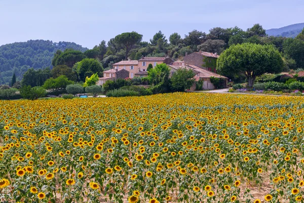 Bonnieux charmantes altes kleines Dorf und Kirche der provence regi — Stockfoto