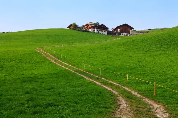 Typical mountain landscape in the Dolomites — Stock Photo, Image