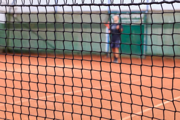 Теннисные сетки — стоковое фото