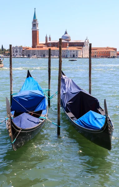 Venice and the gondolas in summer — Stock Photo, Image