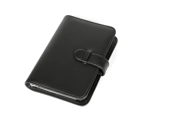 Cuaderno negro — Foto de Stock