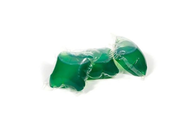 Groen wassen capsules — Stockfoto