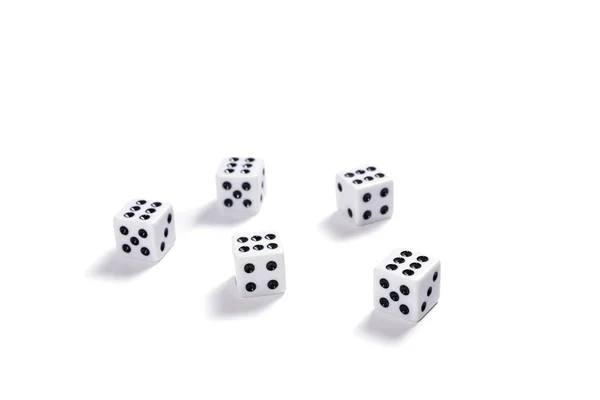 White dice — Stock Photo, Image