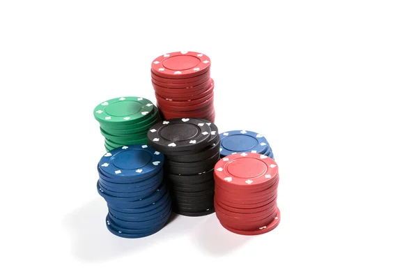 Poker chips — Stock Photo, Image