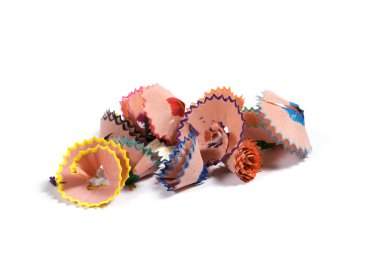 renkli kurşun kalem talaş