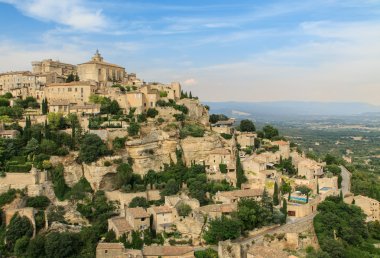 Gordes Güney kasaba büyüleyici Fransa,