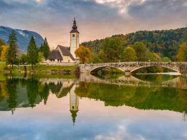 St John Kilisesi Bohinj Gölü, Julian Alps