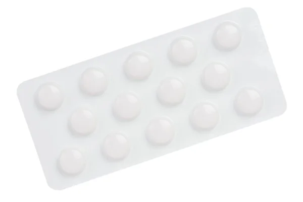 White blister pack show medicine concept — Stock Photo, Image