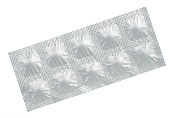 Aluminum strip pack of tablet — Stock Photo, Image