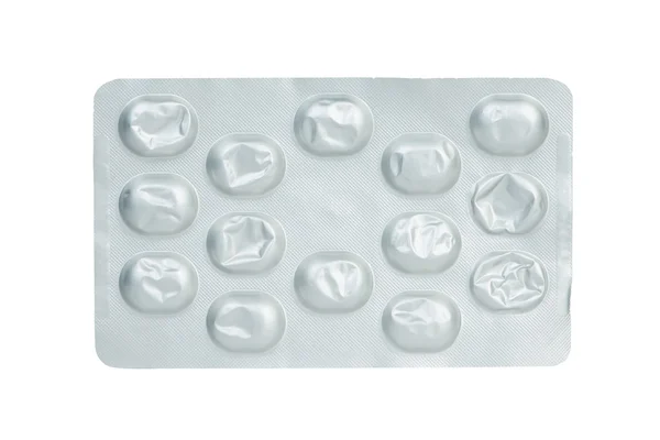 Sink Aluminum blister pack — Stock Photo, Image