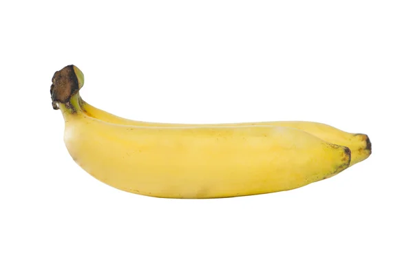 Cerrado plátano en blanco — Foto de Stock