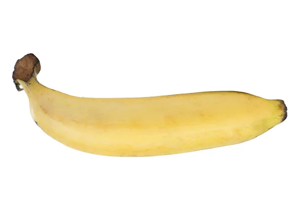 Sloot banaan op witte achtergrond — Stockfoto