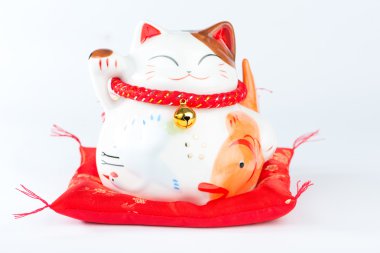 Maneki Neko-Japon konuksever şanslı ve para öldü