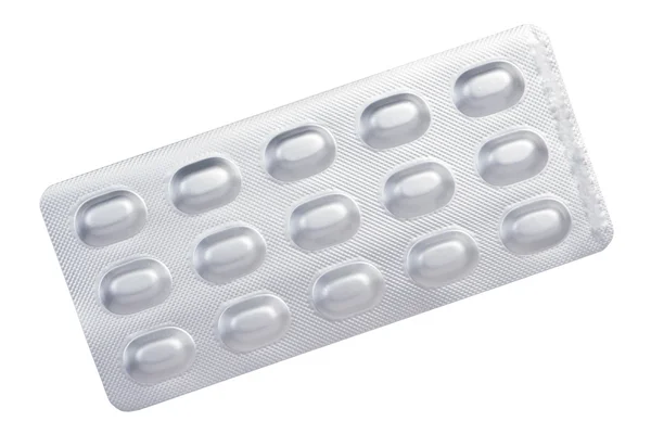 Medicamento Embalagem blister de alumínio — Fotografia de Stock