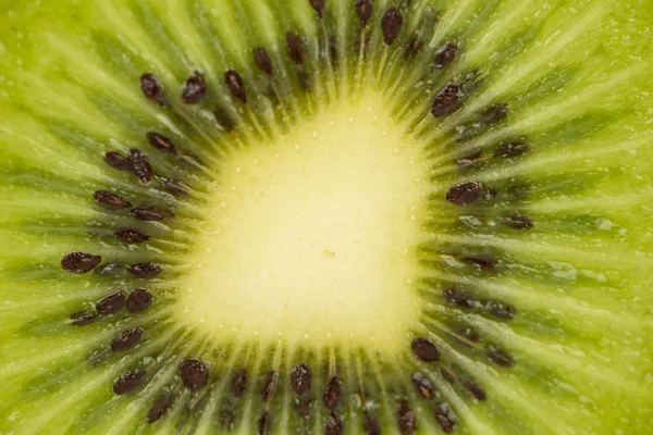 Closed up sliced kiwi fruit — Zdjęcie stockowe