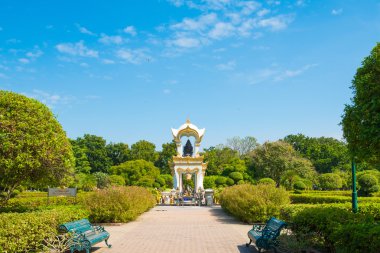 Nakornprathom, Tayland Kasım 30:View Kasım Sanam Chandra sarayında Ganesh Memorial 30,2015 Nakornprathom, Tayland 