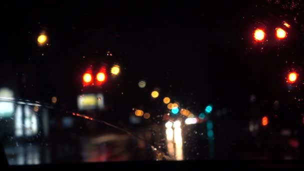 Auto Scene op de weg — Stockvideo