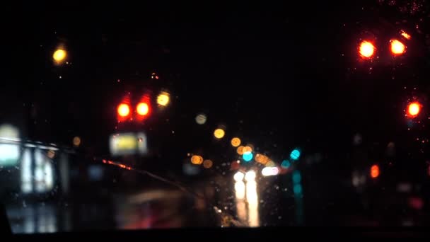 Cena de carro na estrada — Vídeo de Stock