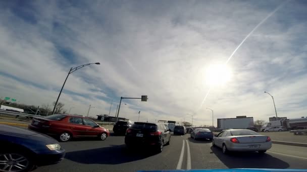 Montreal şehirde sürüş — Stok video