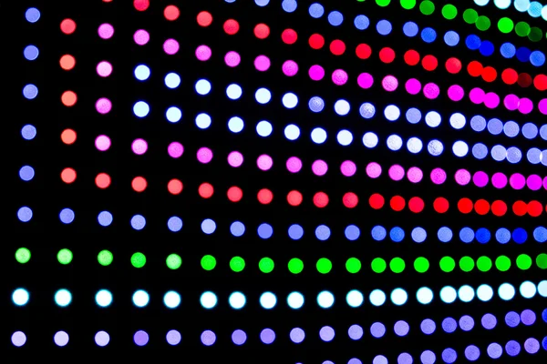 DJ rozmazané světla led panel — Stock fotografie