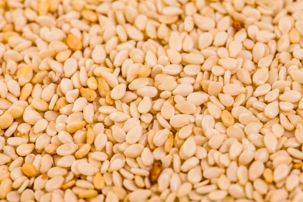 Extremo primer plano de textura de semillas de sésamo — Foto de Stock