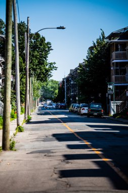 Zavallı Trois-Riviere alanında tipik sokak