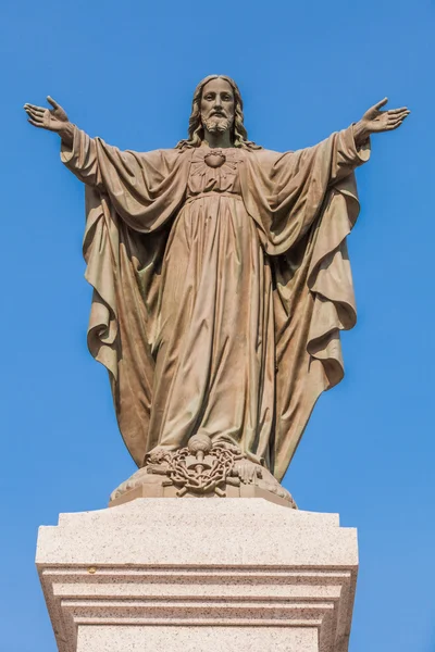 Estátua ao ar livre de Jesus — Fotografia de Stock