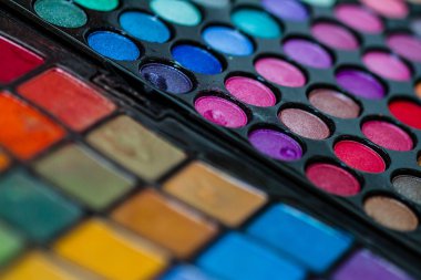 Makyaj sanatçı profesyonel renk paleti