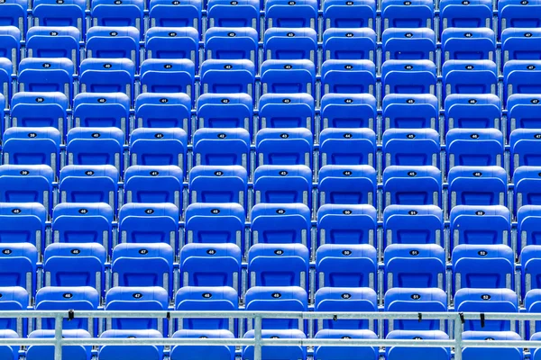 Empty Blue Bleachers Stock Picture