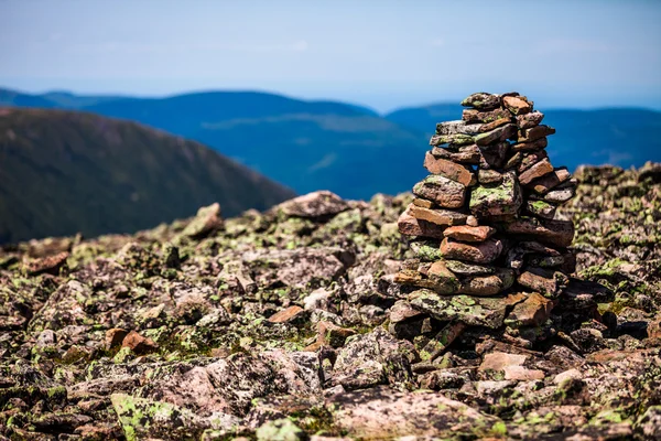 Uitzicht vanaf de Mont Jacques-Cartier — Stockfoto