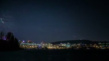 Montreal Fireworks gece