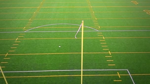 Campo de futebol americano — Vídeo de Stock