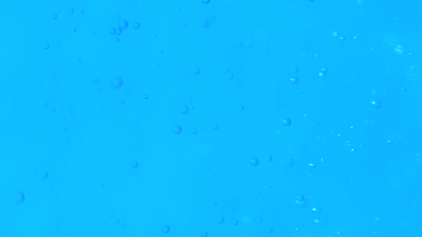 4 k Slowmotion perfekta bubblor i vattnet flytande — Stockvideo