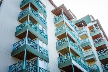 Uzun boylu apartmanın San Andres Adası, Kolombiya