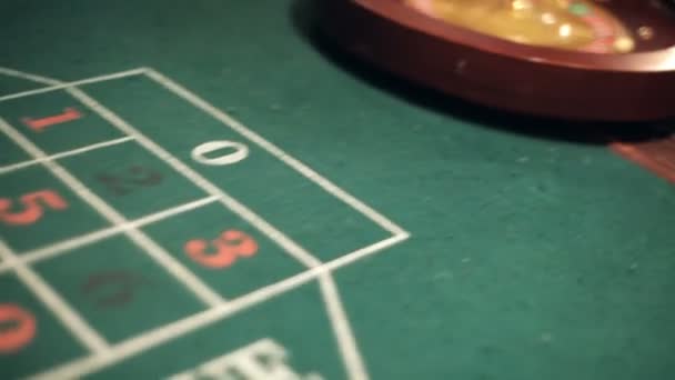 Roulette Table — Stock Video
