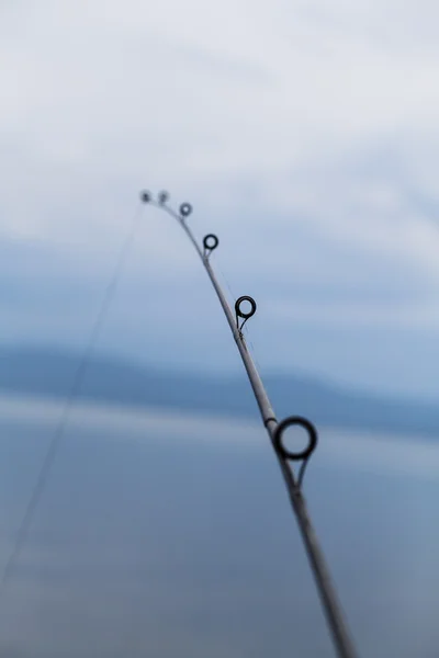 Detalle de una caña de pescar — Foto de Stock