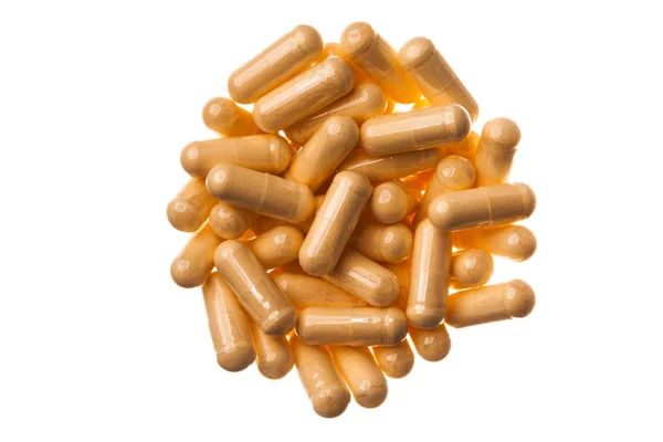 Makro Nahaufnahme Kreisförmige Textur des Vitamin-B-Komplexes — Stockfoto